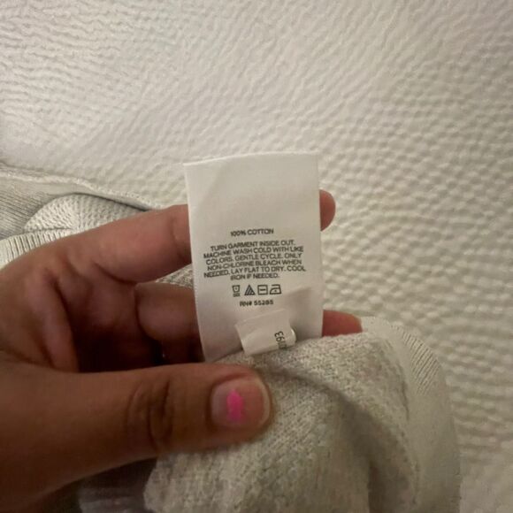 Express Men's Stripe Knit Gray Zip Stretch Short Sleeves Polo Tee Sweater Size L - Picture 5 of 9